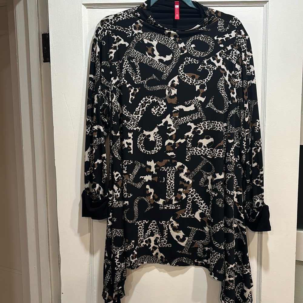 Funky, Flowy Animal Print Tunic